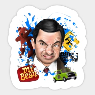 Mr Bean Artwork Sticker